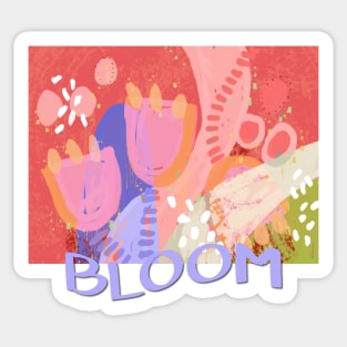 Flower Shower Bloom Sticker